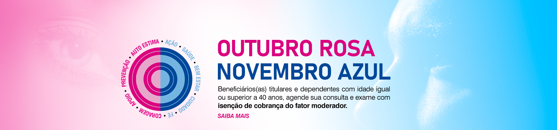 Outubro Rosa e Novembro Azul 2025